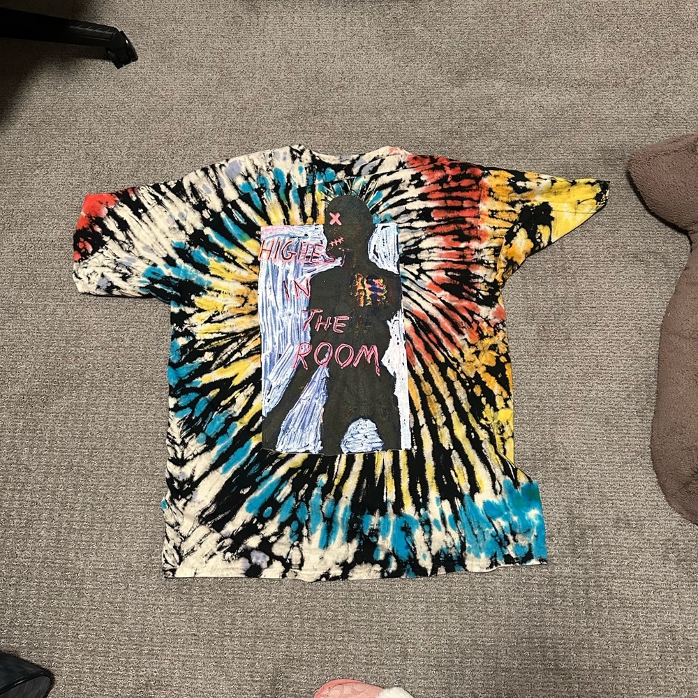 Tie-Dye Graphic Travis Scott T-Shirt